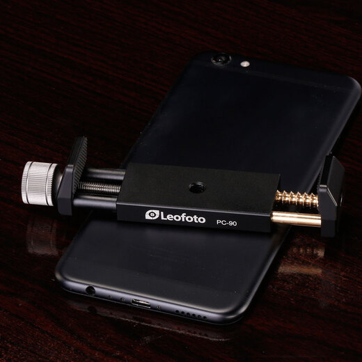 Leitu Leofoto PC-90II mobile phone clip selfie stick fixed bracket aluminum alloy video Aka Specifications accessories