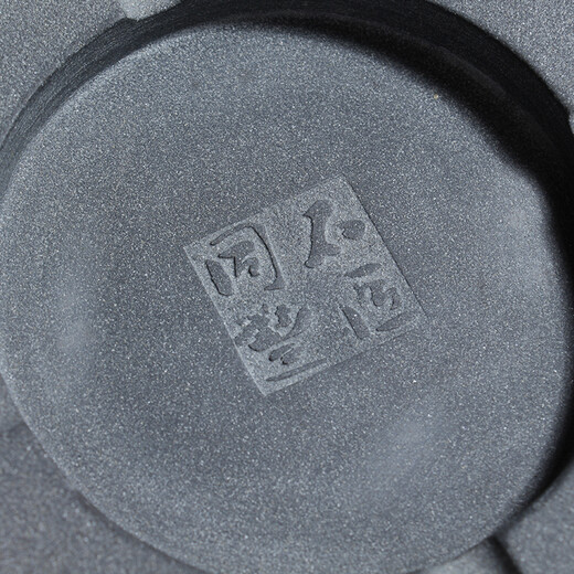 Stonemason Tongfeng Wujin stone ashtray, tea ceremony tea tray and tea table retro ornaments, customized Chinese carved tea pet, stone creative ashtray 2 pieces