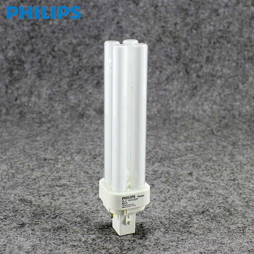 飞利浦插拔管节能灯筒灯灯管PL-C10W/13W/18W/2p两针865/3/40插管 PL-C2P13W/830暖白光