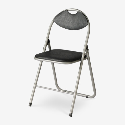 Jingdong Supermarket Allstate Folding Chair Home Stool Simple Conference Chair Black 6598