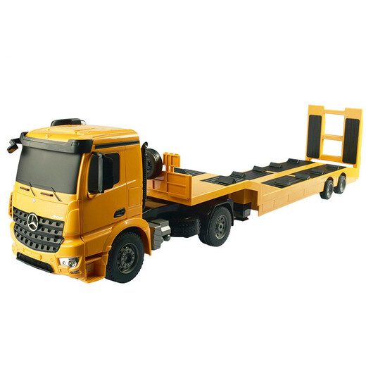 Doble Eagle (Doble E) Mercedes-Benz Mercedes-Benz Control remoto Remolque de sartén grande Ingeniería de camiones Gran Torre eléctrica Crane Modelo Boy Toy Tom Car Mercedes-Benz Pan de sartén (4 baterías recargables en total)