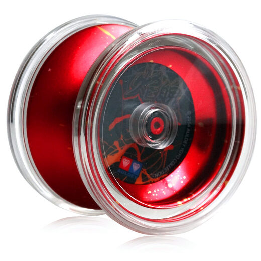 奥迪双钻（AULDEY） 悠悠球玩具火力少年王6溜溜球男孩YOYO球冰焰流焰花式金属球 高端爆旋花式球-焰魄