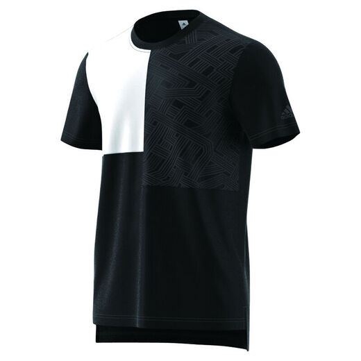 Adidas Herrenkleidung 2025 Sommer Neues Sportbekleidungstraining schnell trocknend Casual Round Neck Kurzärärmelte T-Shirt HE4839 White XL