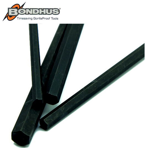 波顿 BONDHUS 美国 进口 强力 公制T型 平头内六角螺丝刀 公制单支内六角扳手T柄 15260(4*152mm)