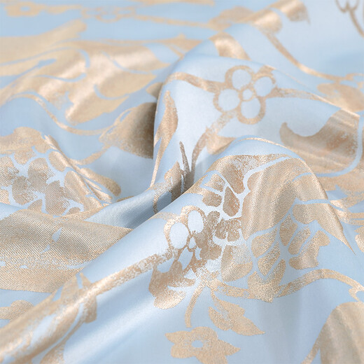 Fuanna Home Textiles Bed четырехсективные набор высококлассных жаккардовых двойных роскошных подарочных постельных принадлежностей [Европейская легкая роскошная жаккарда] Watts 1,8-метровая лист (Quin Cover 230*229 см)