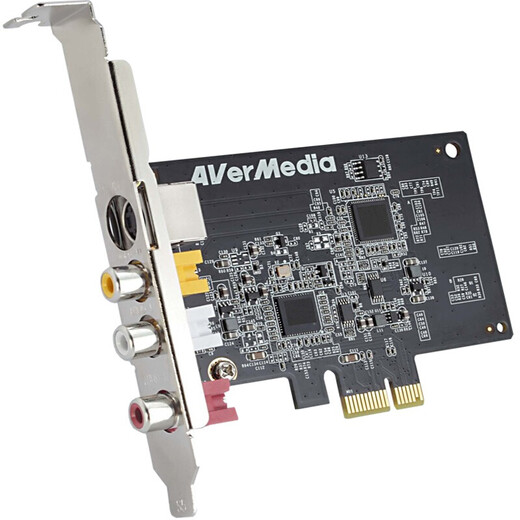 圆刚（AVerMedia） C725B 标清采集卡 支持复合S-Video输入视频会议 内置采集卡 10米S端子线