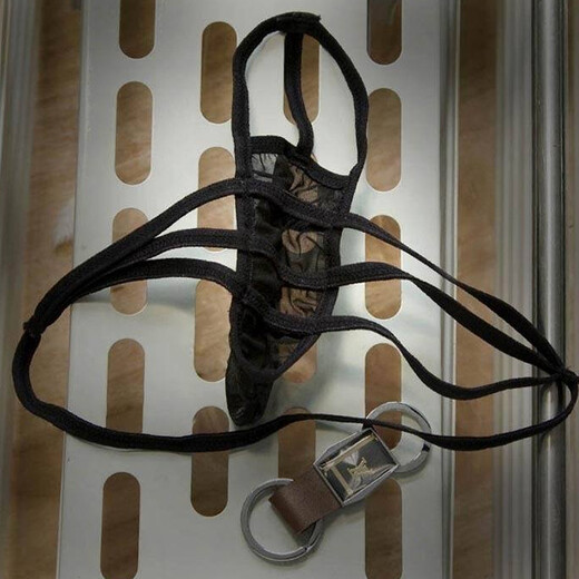 Private Shang Men's Underwear, Bundled T-Pants, Elastic T-Pants Sexy Underwear, One Size Black, 170Jin Jin is equal to 0.5kg within