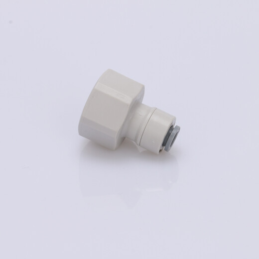 希库 净水器进水接头配件1048N直接4分内丝转2分PE管快接