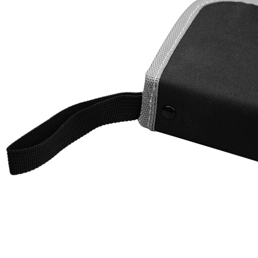 JERXUN tool bag, small folder, multifunctional repair bag, small waist bag, thickened electrician bag, waterproof Oxford canvas bag, 8-hole portable small folder