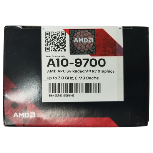 AMD APU series A10-9700 processor 4-core R7 core display 3.5GHz AM4 interface boxed CPU