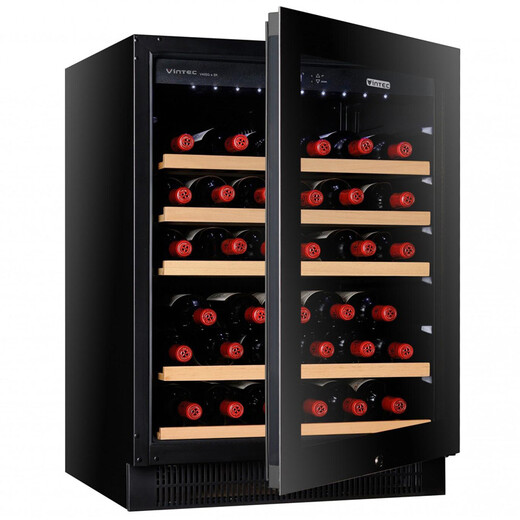 Diberai specializes in Vintec VWS050SBA-X Danish red wine cabinet embedded constant temperature wine cabinet kitchen cabinet matching wine cabinet tea beverage VWS050SBA-X single temperature 50 bottles