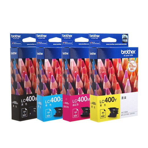兄弟LC400BK墨盒适用：MFC-J430W、J825DW、J625DW、6710D 一套4色