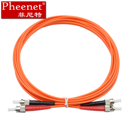 PHEENET FIBERSCHAFTS JUMPER Multimode Gigabit Dual Core LC-SC-FC-ST-Transceiver Pigtail 1/2/3/5 Meter Telekommunikations-Optikkabel ST-St-St-St-10 Meter