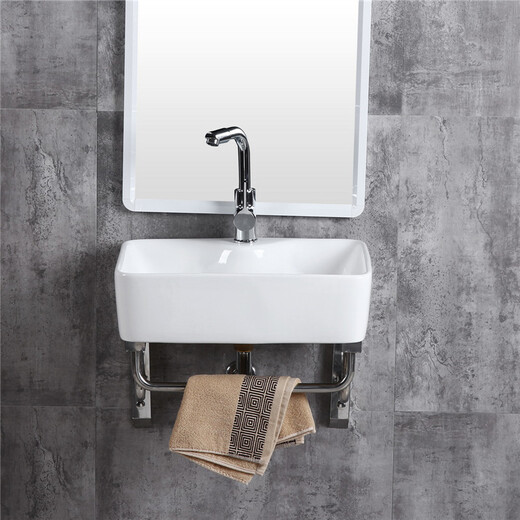 
Infan bathroom small hanging basin, small size mini wall hanging wash basin, wash basin, wash basin, bathroom wall hanging basin, G CP hanging basin, 4837 leucorrhea bracket + basin faucet
