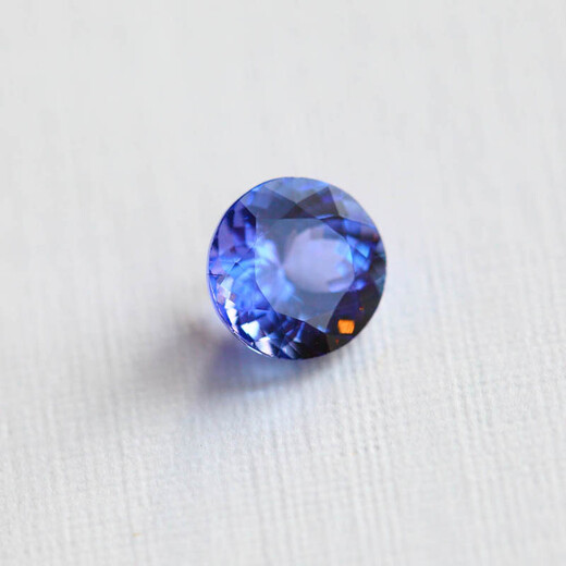 Tiya farbiger Schatz Tansanitsteine ​​sind ca. 1,5ct, ca. 775 mm, Tansanit, reines runder Tansanit Bare Stone T008