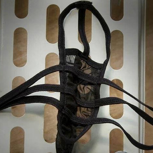 Private Shang Men's Underwear, Bundled T-Pants, Elastic T-Pants Sexy Underwear, One Size Black, 170Jin Jin is equal to 0.5kg within