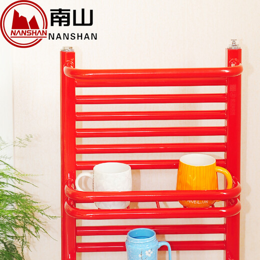 
Nanshan radiator radiator household plumbing wall-mounted steel decorative radiator fin bathroom frame back basket steel flower basket B steel flower basket B-height 826mm center distance 400mm