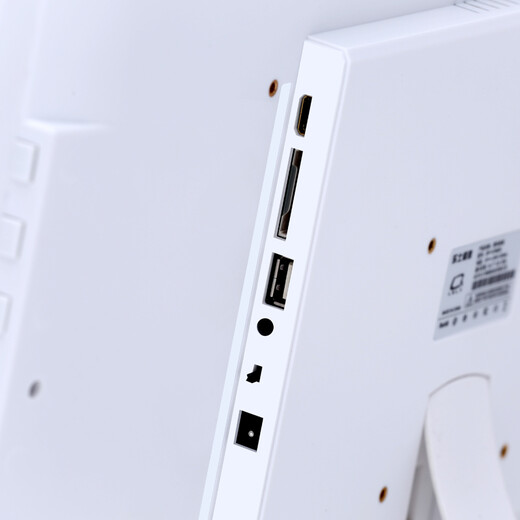 LSLY LSLY 15,6-Zoll-hochauflösender digitaler HD-Fotorahmen mit Vollansicht, elektronischer Fotoalbumständer für zu Hause, an der Wand montierter elektronischer Fotorahmen, 15,6-Zoll-Spiegel aus schwarzem gehärtetem Glas, kostenloses 32-G-USB-Flash-Laufwerk + Wandplatine