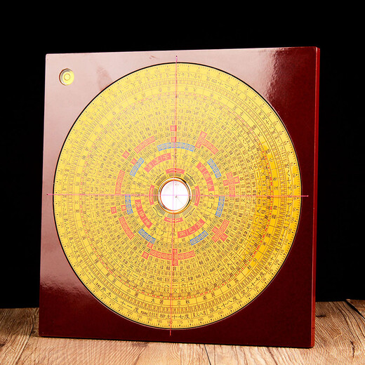 
Feng Shui Pavilion Compass Professional high-precision copper plate three-in-three-combination Compass Compass carry ornaments 9 inch 22-layer 15257N2