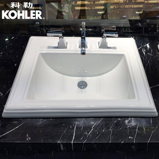 Kohler (KOHLER) basin basin ceramic above counter basin basin wash basin K-2241T-1-0 Meima single hole trimmed above counter basin