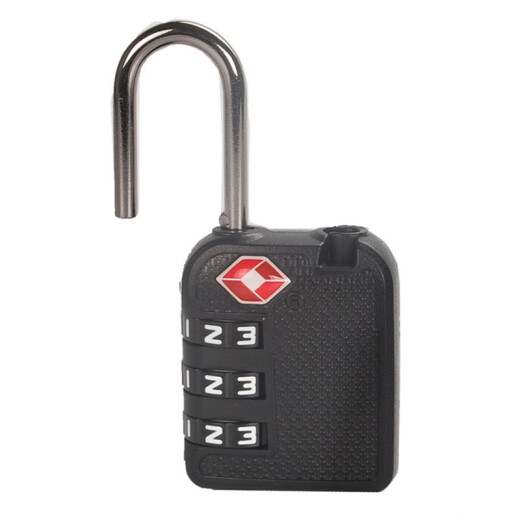RESET small combination lock padlock tsa European and American overseas luggage bag lock black RST-074