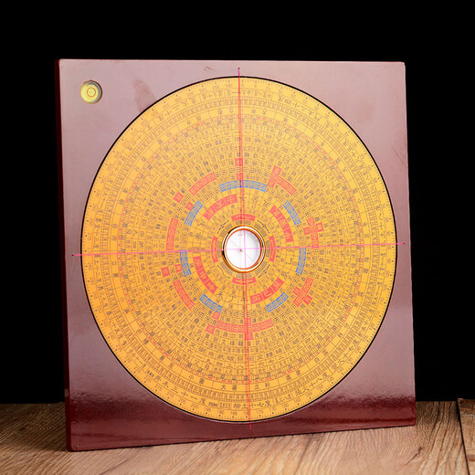 
Feng Shui Pavilion Compass Professional high-precision copper plate three-in-three-combination Compass Compass carry ornaments 9 inch 22-layer 15257N2
