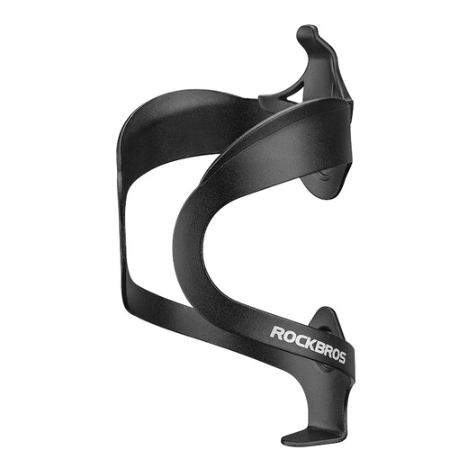ROCKBROS One-piece aluminum alloy water bottle cage, bicycle water bottle cage, mountain bike water cup holder, riding equipment accessories, telescopic style - blue
