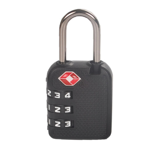 RESET small combination lock padlock tsa European and American overseas luggage bag lock black RST-074