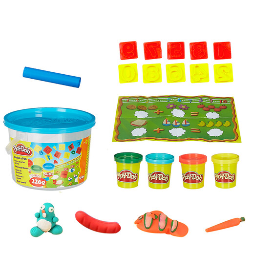 [70% neu] Hasbro farbige Schlamm Plastikine DIY Handgefertigte Spielzeug für Jungen und Mädchen Kinderspielzeug natürlicher Weizenmehl machen Basic Set Series Mathematics Fun Small Bottle 23326