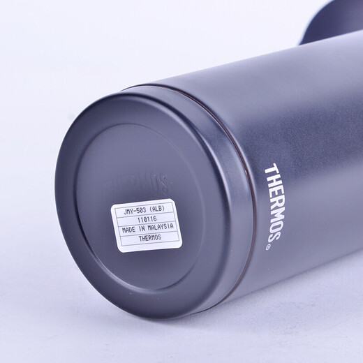 THERMOS Thermosbecher Importierter Edelstahl-Thermosbecher Herren- und Damengruppenkauf Geschenk Wasserbecher Kundenspezifisches Logo JMY-503 Classic Black ALB 500 ml