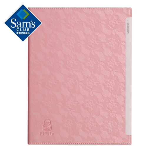 FPLIFE LOCKBOOK fingerprint lock notebook Pink lace style Password notebook Notebook Diary