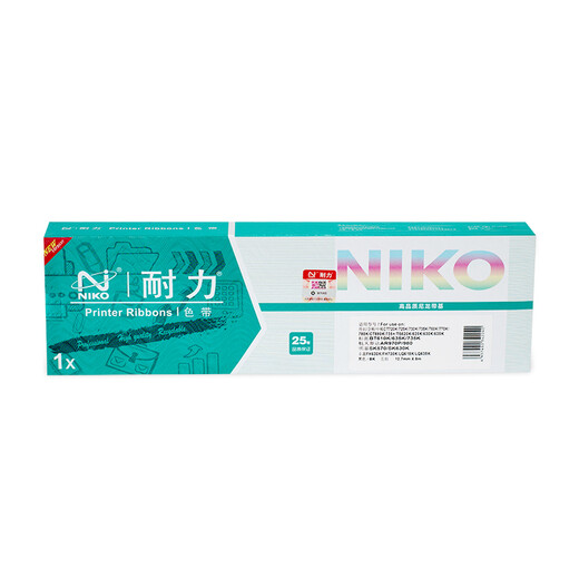 耐力（NIKO） 色带适用沧田金税中税CT720K 725K 730K TS630KI 【色带架】1支装［内含芯 上机即用］［黑色］