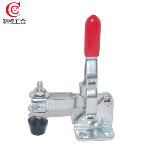 XMSJ焊接压紧机械工装夹具夹持锁夹门栓快速夹钳垂直式快速夹具铁镀锌 12132