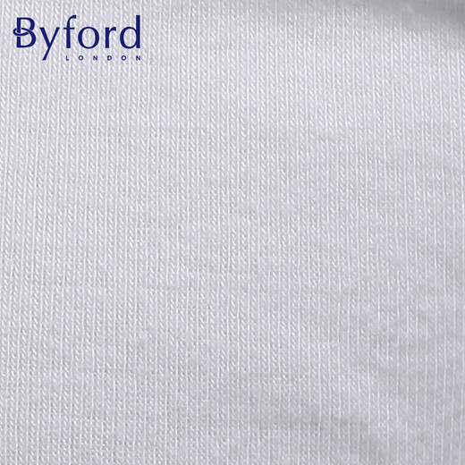 BYFORD men's autumn clothes and trousers cotton counter knitted thermal underwear set long sleeve base men's red MW8826846 MW8937-trousers-white-thin XL