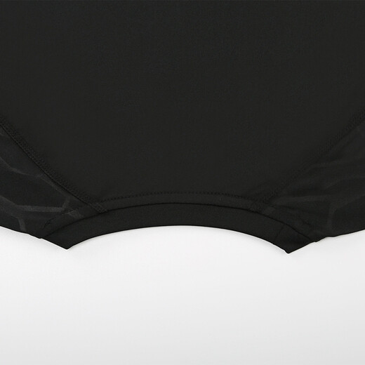 CG Saike tights men's high-elastic breathable football training long-sleeved quick-drying running fitness base sports T-shirt top black XL