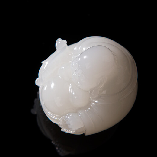 Tianxia Yujia Jade Ruyi Maitreya Buddha Ornament Office Living Room Place Buddha Statue Blessing Gift Gift Box Ruyi Maitreya Small Size 8*8*8CM