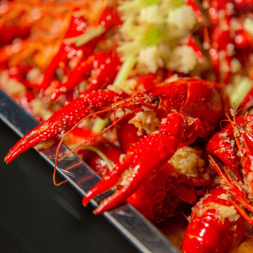 Jinshang garlic crayfish 3Jin Jin equals 0.5kg 4-6 qian Clean shrimp 1.5Jin Jin equals 0.5kg Medium size 25-33 pieces 25-year-old new shrimp Heat and eat
