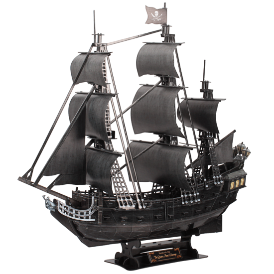 black pearl toy ship