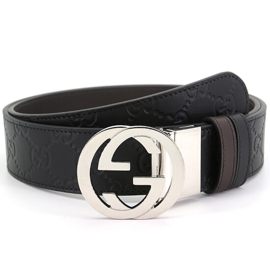 gucci belt double sided