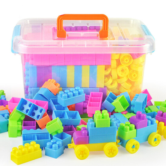 large plastic blocks