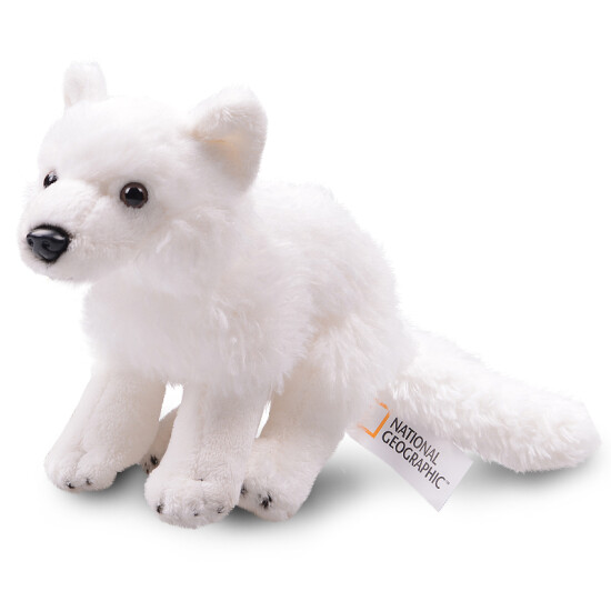 national geographic arctic fox plush