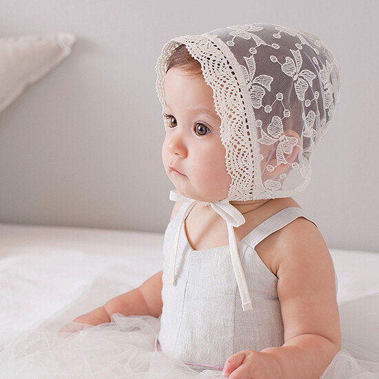 baby lace hat