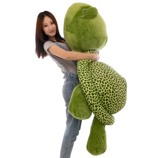 large stuffed sea turtle