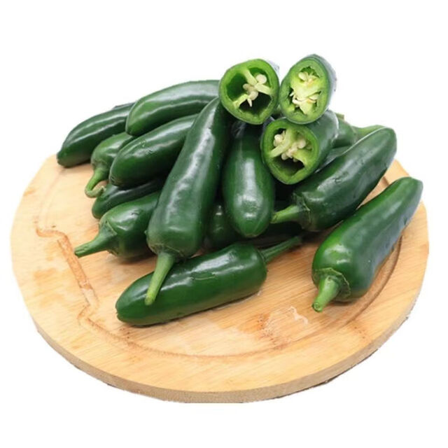 GEWOSI fresh Hong Kong peppers, Mexican peppers, pickled peppers, spicy, thin skin and thick flesh, seasonal farm-grown whole box supermarket vegetables, peppers 5*0.5kg, spicy
