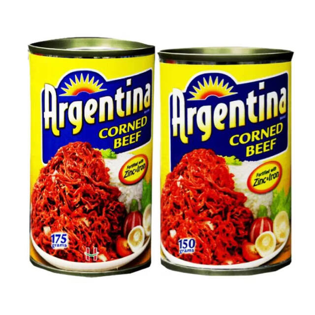 Philippine specialty Argentina pure food canned corned beef and pork Argentina Corned Beefx5cans875g