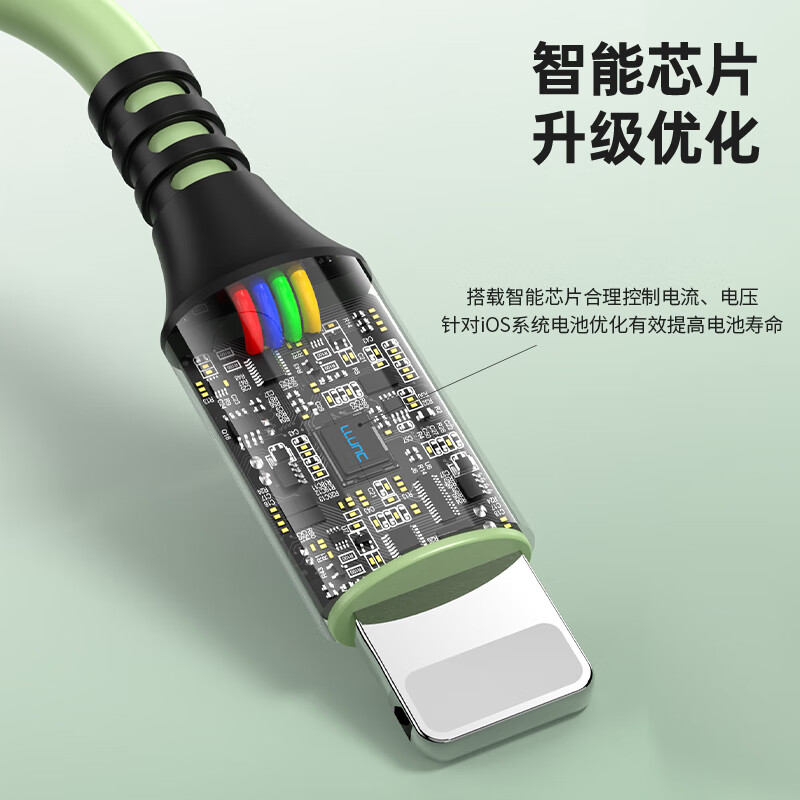 Langke Apple Data Cable Fast Charging Liquid Soft Glue Suitable for iPhone14/13/12/11Pro Max/Xs/XR/SE/8P Mobile Phone iPad Charger Cable USB Power Cable