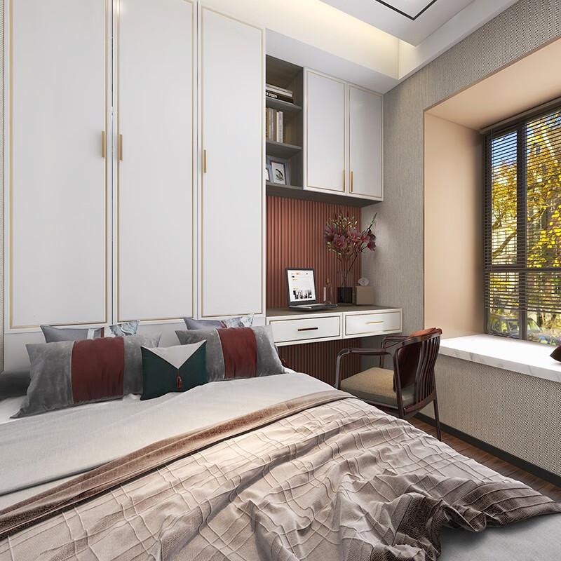 Haier Cloakroom Modern Simple Whole House Customized Large Wardrobe Corner Wardrobe Tatami Bedroom Furniture Prepayment