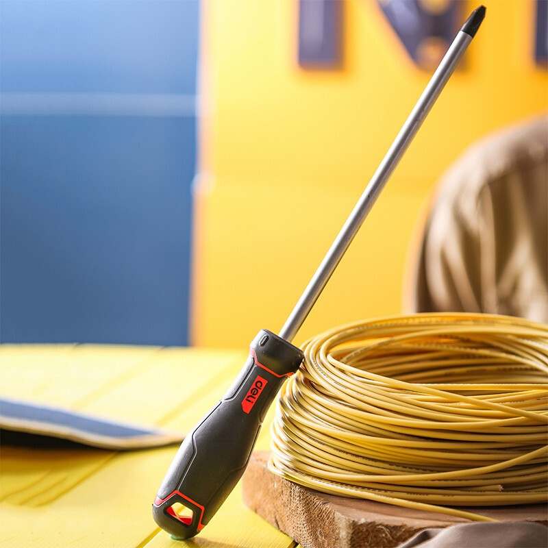 Deli S2 magnetic cross screwdriver screwdriver cross screwdriver 6mmx100mm DL3460