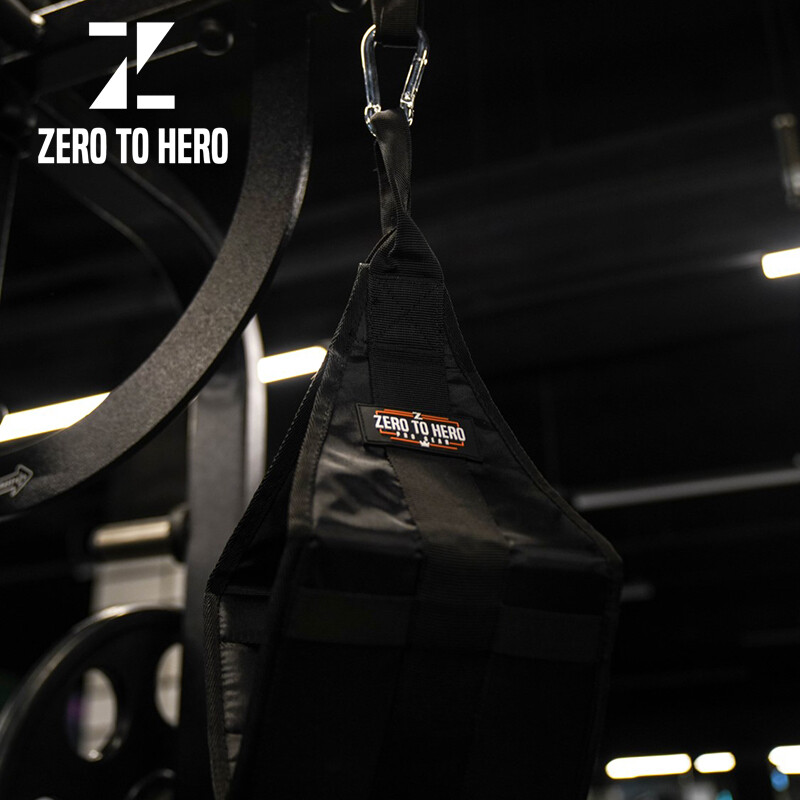 ZERO TO HERO fitness abdominal muscle training cantilever belt suspension auxiliary abdominal pull-up horizontal bar sling fitness equipment 5532 black one size