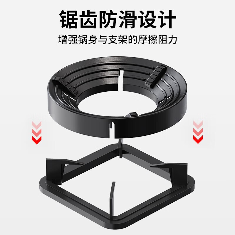 Gas stove bracket, windproof and fire-concentrating hood, universal gas stove bracket accessories, stove stand bracket, stove pot holder, universal five-claw stove, fire-preventing, non-slip, high temperature resistance